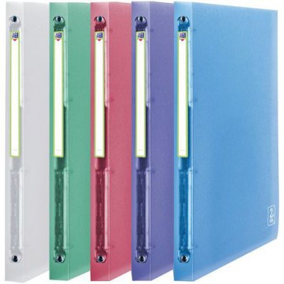 OXFORD Classeur  2nd Life A4 D20 4 Annx Pp Translucide Ass.