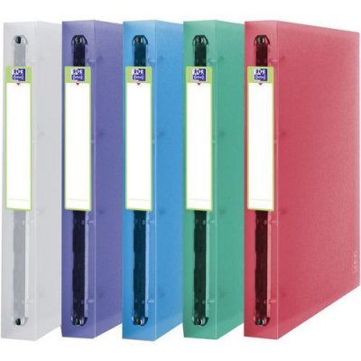 OXFORD Classeur  2nd Life A4+ D40 4 Annx Pp Translucide Ass.