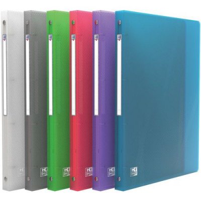OXFORD Classeur  Hawa&iuml; A4 Dos 20mm 4 Anneaux Polypro - Assorti
