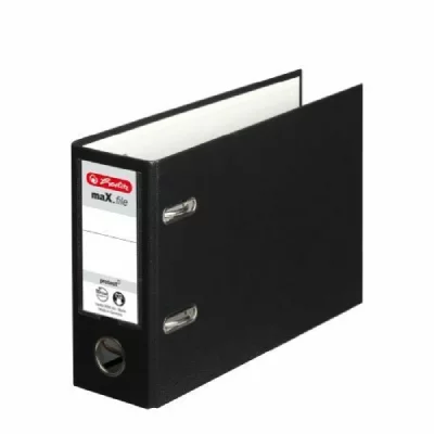 HERLITZ Classeur Pp Max.file Protect A5 &Agrave; L"italienne Noir