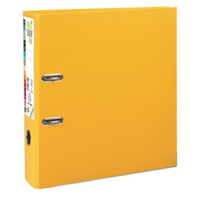 EXACOMPTA Classeur Prem'touch &agrave; levier A4+ -  - Dos 80 mm - Jaune