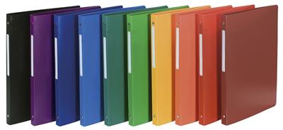 EXACOMPTA Classeur souple A4 -  - Dos 20 mm - Coloris assortis
