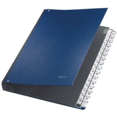 Classeur-Trieur En Plastique, Onglets 1-31, 32 Compartiments, Bleu