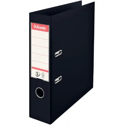 ESSELTE Classeurs &agrave; levier No 1 5 pcs Noir 75 mm