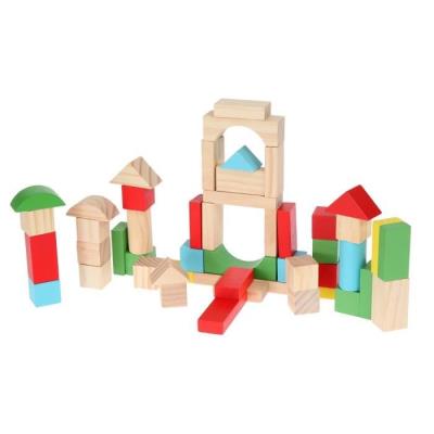 INCONNU Classic 50 Blocs De Construction En Bois 