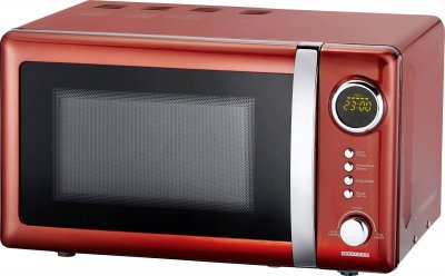 MELISSA Classic four micro-ondes r&eacute;tro vintage 20 litres - 700w - chilly red