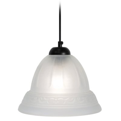 TOSEL Classic - suspension d&ocirc;me verre satin&eacute;