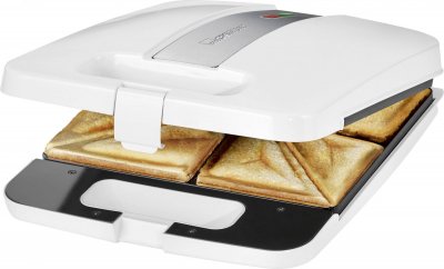 CLATRONIC  ST3629 Appareil &agrave; croque-monsieur blanc, argent 