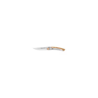 CLAUDE DOZORME  Couteau de poche Manche Olivier - Liner Lock Le Thiers