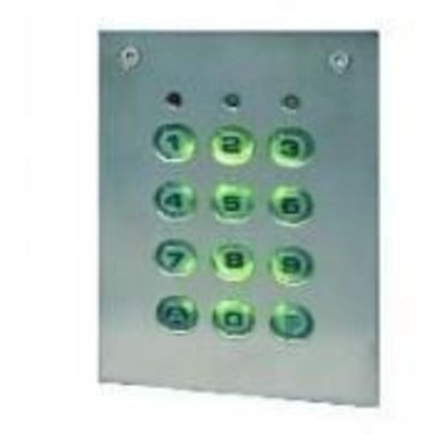 EUROPE AUTOMATISMES Clavier a code filaire touches abs plastron inox automatisme portail digicode