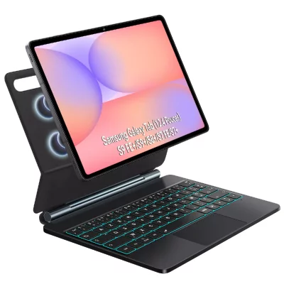 VANWIN Clavier AZERTY sans fil pour iPad Air 11""/Pro 11""/Air 10.9"" Magn&eacute;tique R&eacute;glable