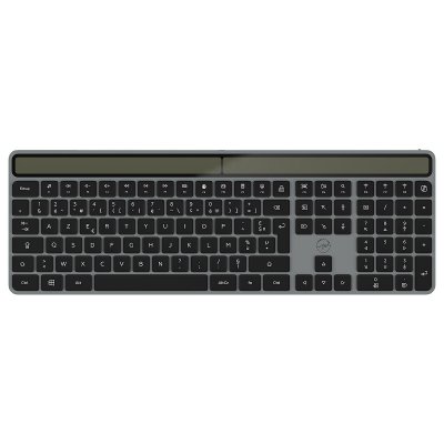MOBILITY LAB Clavier Azerty sans fil solaire  KS720W Bluetooth Noir