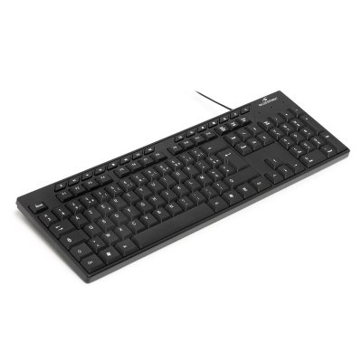 BLUESTORK Clavier -  - MEDIA OFFICE - Filaire - Azerty - Compatible Windows - Noir 