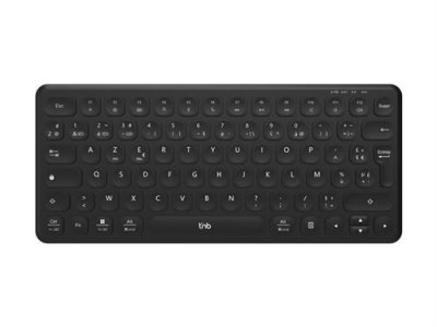TNB Clavier Bluetooth -  - MINI - AZERTY (FR) - Rechargeable - Ultra fin - Ergonomique