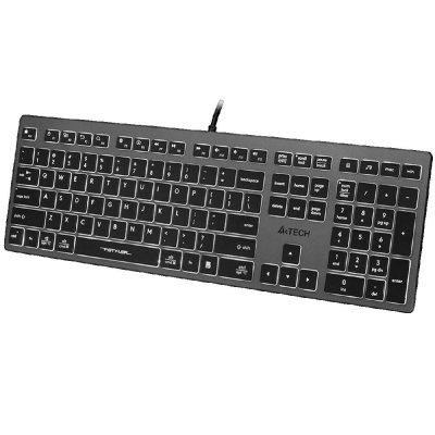 A4TECH Clavier de jeu 12 touches de navigation multim&eacute;dia 2X ports USB Plug & Play Port