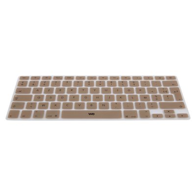WE Clavier de protection en silicone  or pour Macbook