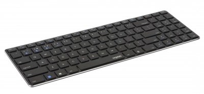 RAPOO Clavier E-9100M - multim&eacute;dia - sans fil - Multi-Mode - AZERTY - Noir