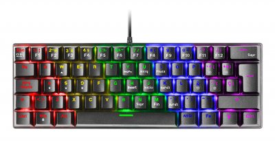 MARS GAMING Clavier gamer m&eacute;canique (blue switch) mk60 rgb (noir) MK60BFR
