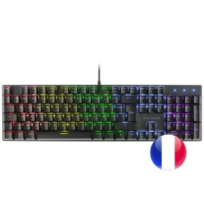MARS GAMING Clavier Gamer m&eacute;canique (Brown Switch)  MK422 RGB (Noir)