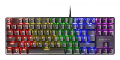 MARS GAMING Clavier Gamer m&eacute;canique (Brown Switch)  MK80 RGB (Noir)