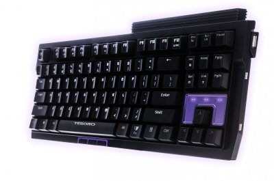 TESORO Clavier Gamer m&eacute;canique (Kailh Blue)  Tizona USB (Noir)