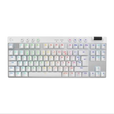 LOGITECH Clavier gamer - sans fil -  G - G Pro X TKL Lightspeed - USB - AZERTY - Blanc