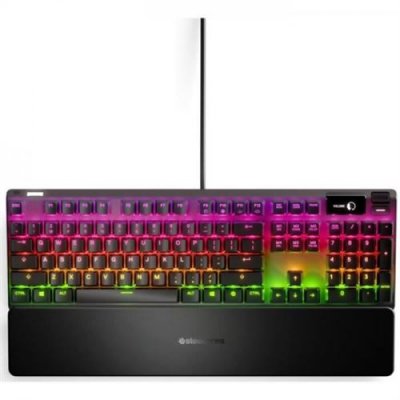  Clavier Gaming AZERTY Ape 7 Red Switch Avec Pav&eacute; Num&eacute;rique R&eacute;tro&eacute;clair&eacute;