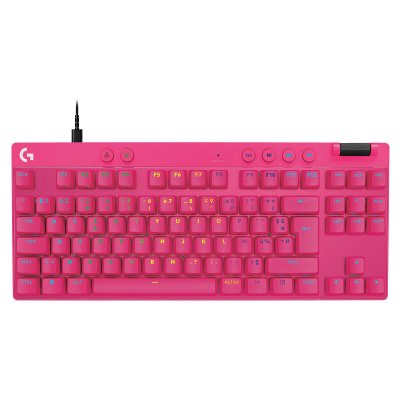 LOGITECH Clavier gaming  G PRO X TKL RAPID rose