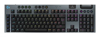 LOGITECH G Clavier gaming m&eacute;canique sans fil ultra-plat Azerty 915 X Lightspeed Clicky Noir 