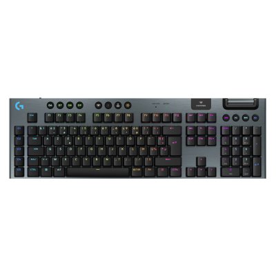 LOGITECH Clavier gaming m&eacute;canique sans fil ultra-plat Azerty  G915 X Lightspeed Tactile Noir 