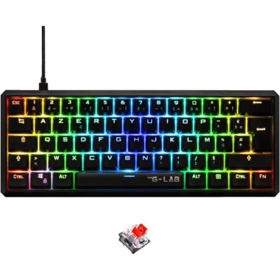 THE G LAB Clavier Gaming m&eacute;canique - THE G-LAB - KEYZ THALLIUM - Rouge