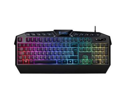 BERSERKER GAMING Clavier Gaming Multim&eacute;dias THOR GX-800FR AZERTY RVB Led R&eacute;tro-&eacute;clair&eacute;