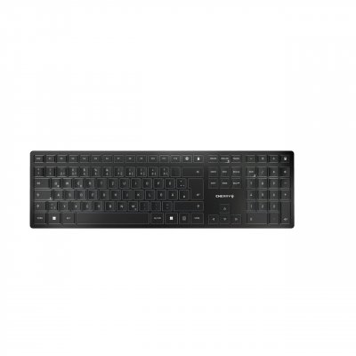 CHERRY Clavier KW 9100 Slim JK-9100DE-2 Sans Fil Bluetooth QWERTY FR Noir