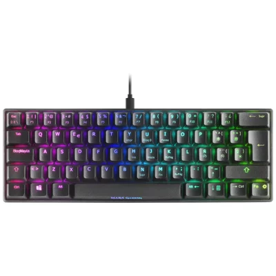 MARS GAMING Clavier  MKMINIBES Avec Fil M&eacute;canique AZERTY ES Noir