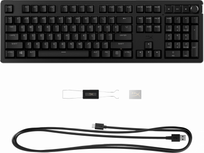 HYPERX Clavier m&eacute;canique Gaming Azerty  Alloy Rise Noir 