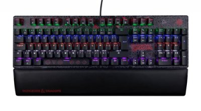 KONIX Clavier M&eacute;canique Gris  Dungeons & Dragons Gaming