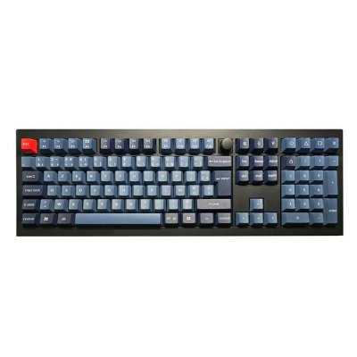KEYCHRON Clavier m&eacute;canique sans fil et filaire Azerty  V6 Max Noir