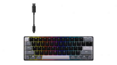 CORSAIR Clavier PC  Clipper Pro Mini 60% - Magn&eacute;tique/Filaire/RGB/Noir