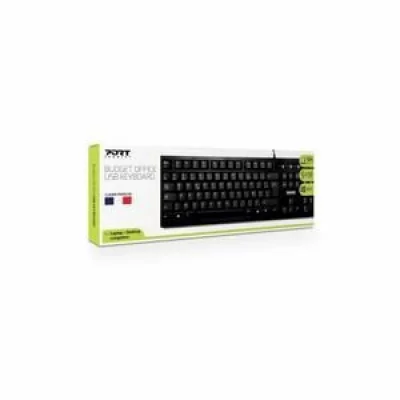 PORT DESIGNS Clavier PC Port Bureautique USB - Noir 