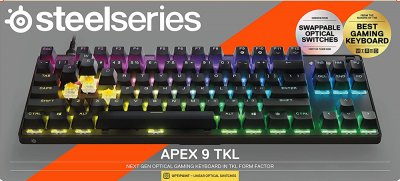 STEELSERIES Clavier PC  Apex 9 TKL - Noir 