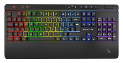 THE G LAB Clavier PC The G-LAB KEYZ TITANIUM - Clavier Sans Fil RGB 