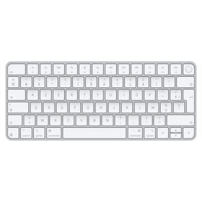 APPLE Clavier sans fil Azerty  Magic Keyboard avec Touch ID Blanc 
