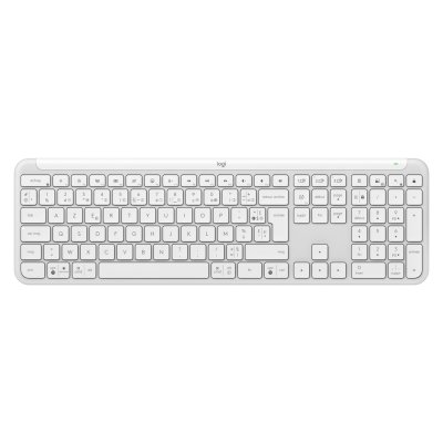 LOGITECH Clavier sans fil Azerty  K950 Signature Slim Blanc cass&eacute;