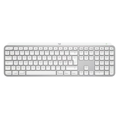 LOGITECH Clavier sans fil Azerty  MX Keys S pour Mac Gris p&acirc;le