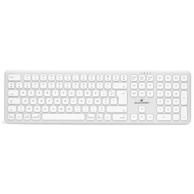 BLUESTORK Clavier sans fil Bluetooth -  -  MAC - Full size - Compatible Mac - Blanc 