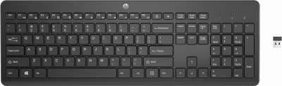 HP Clavier sans fil  230 - noir - azerty 3L1E7AA#ABF