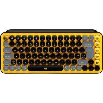LOGITECH Clavier sans fil  POP Keys Multidispositif-Blast jaune
