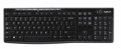 LOGITECH Clavier sans fil standard usb us international noir