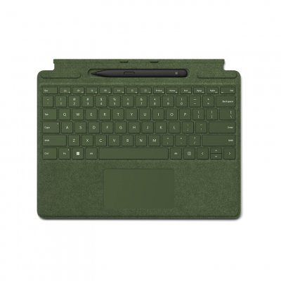 MICROSOFT Clavier Signature pour Surface Pro avec stylet Slim Pen 2 - For&ecirc;t