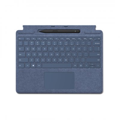 MICROSOFT Clavier Signature pour Surface Pro avec stylet Slim Pen 2 - Saphir